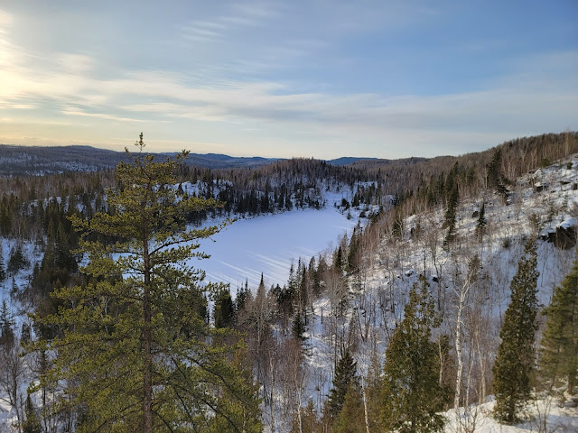 Point de vue à partir du sentier de la Tete du Chien