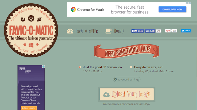 Aplikasi Online Generate Favicon