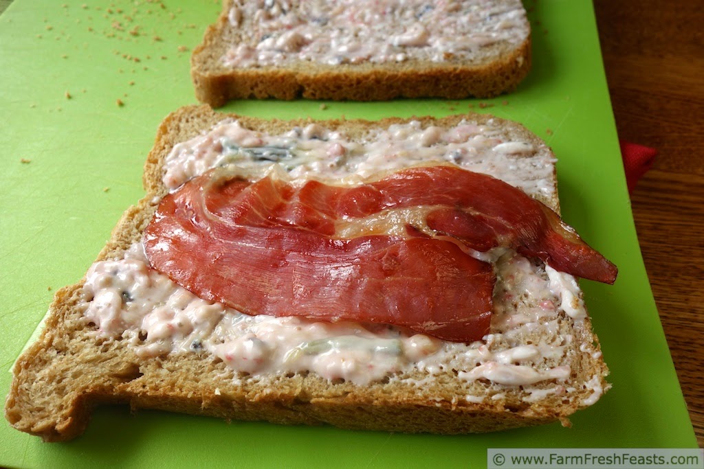 Grilled Goat Cheese, Fresh Fig, Speck and Honey Sandwiches