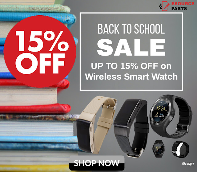 Back to School Sale on Up to 15% off on wireless Smart Watch