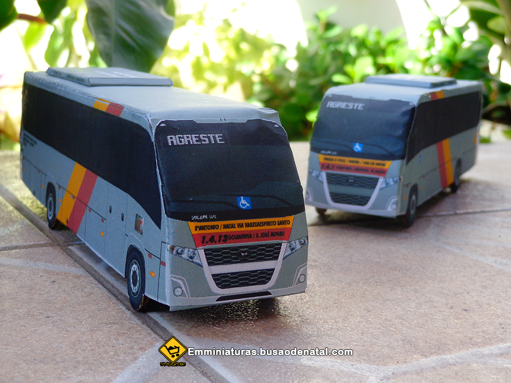 Agreste Transporte recebe seus Volares em miniaturas
