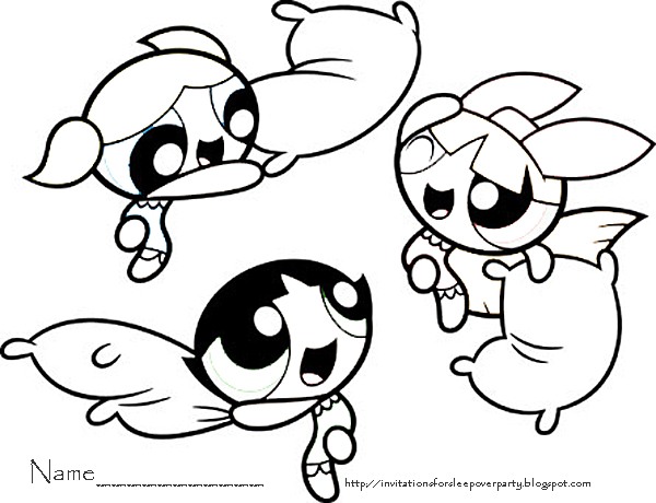 powderpuff boys coloring pages - photo #10