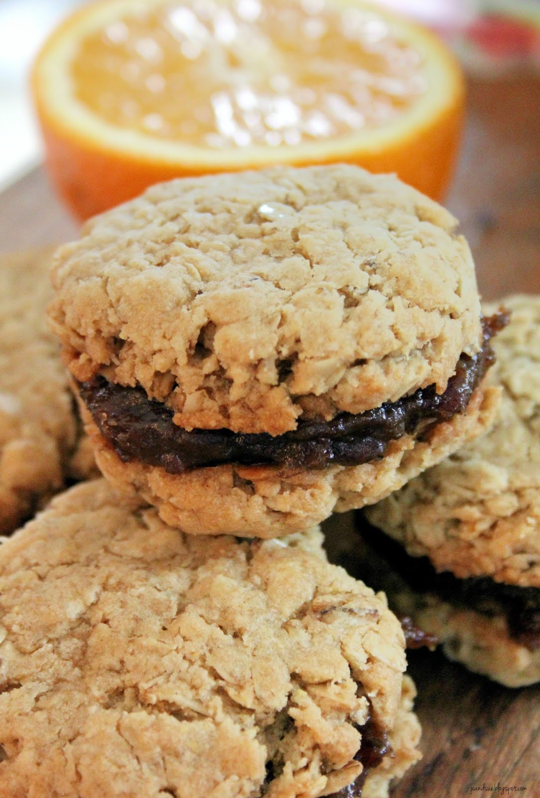 Jo and Sue Old Fashioned Date Filled Oatmeal Cookies