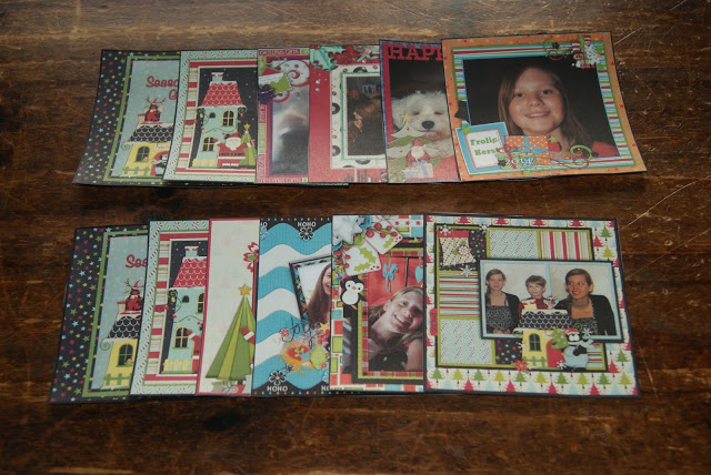 gift idea with mini scrapbooking pages