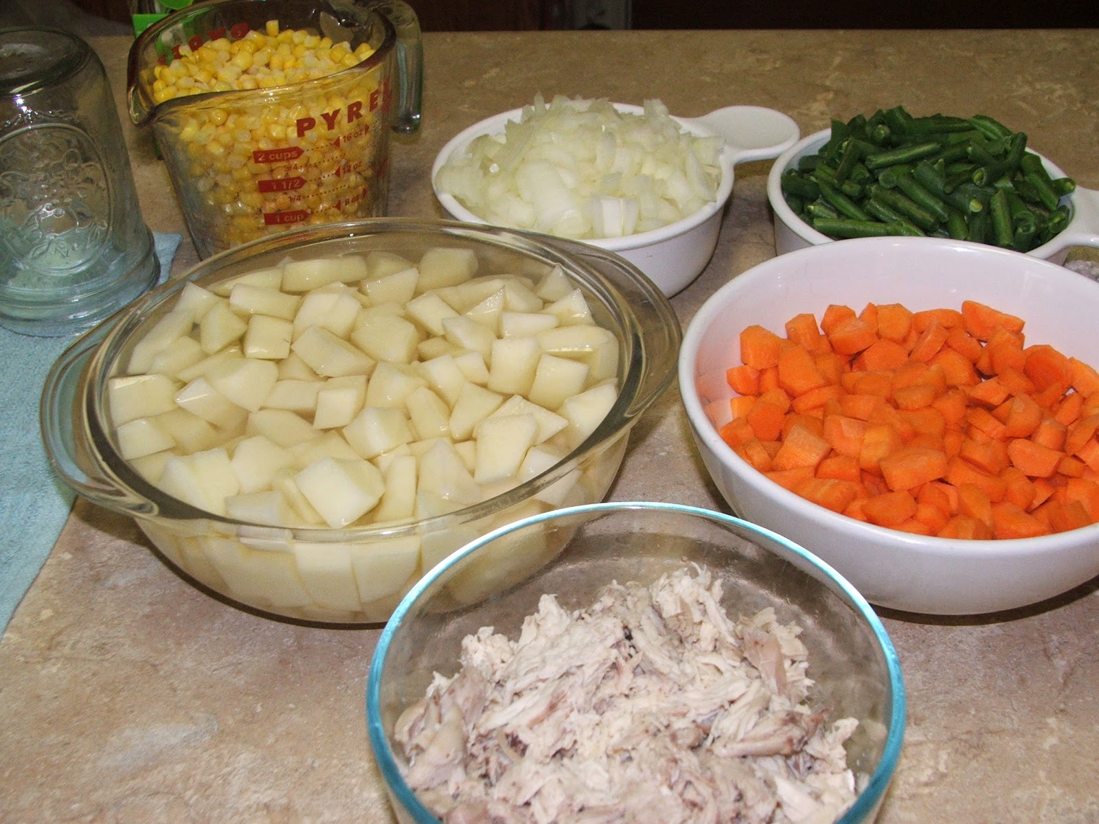 Canning Granny Full Service Grab 'N' Go Canned Soup Part 3 Layered