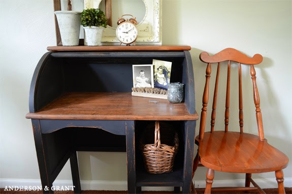 Do you ever see a piece of really junky furniture and wonder if it still has potential?  Check out this furniture transformation for proof that even the worst pieces can be made into something beautiful!  | www.andersonandgrant.com