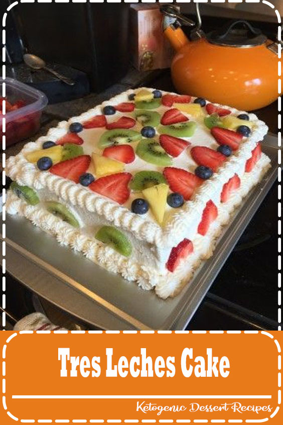 Tres Leches Cake Cooking Healthy Meal Idea