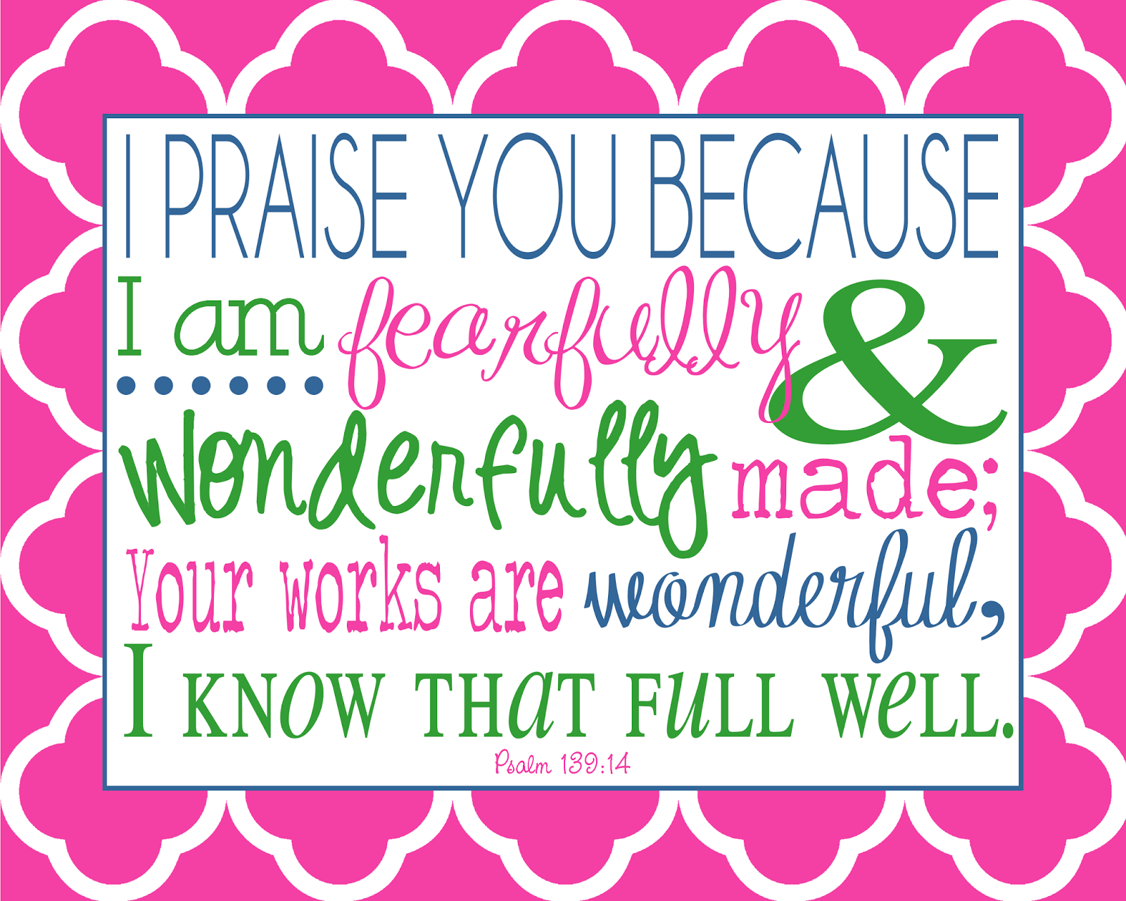 I Am Fearfully And Wonderfully Made Coloring Page - Free Coloring Pages