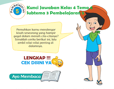 Kunci Jawaban Tematik Kelas 4 Tema 6 Subtema 3 Pembelajaran 5 www.simplenews.me