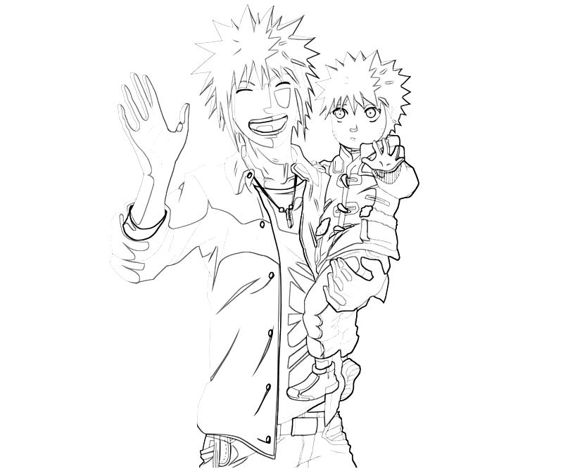 Download 231+ Minato Namikaze Naruto Coloring Pages PNG PDF File