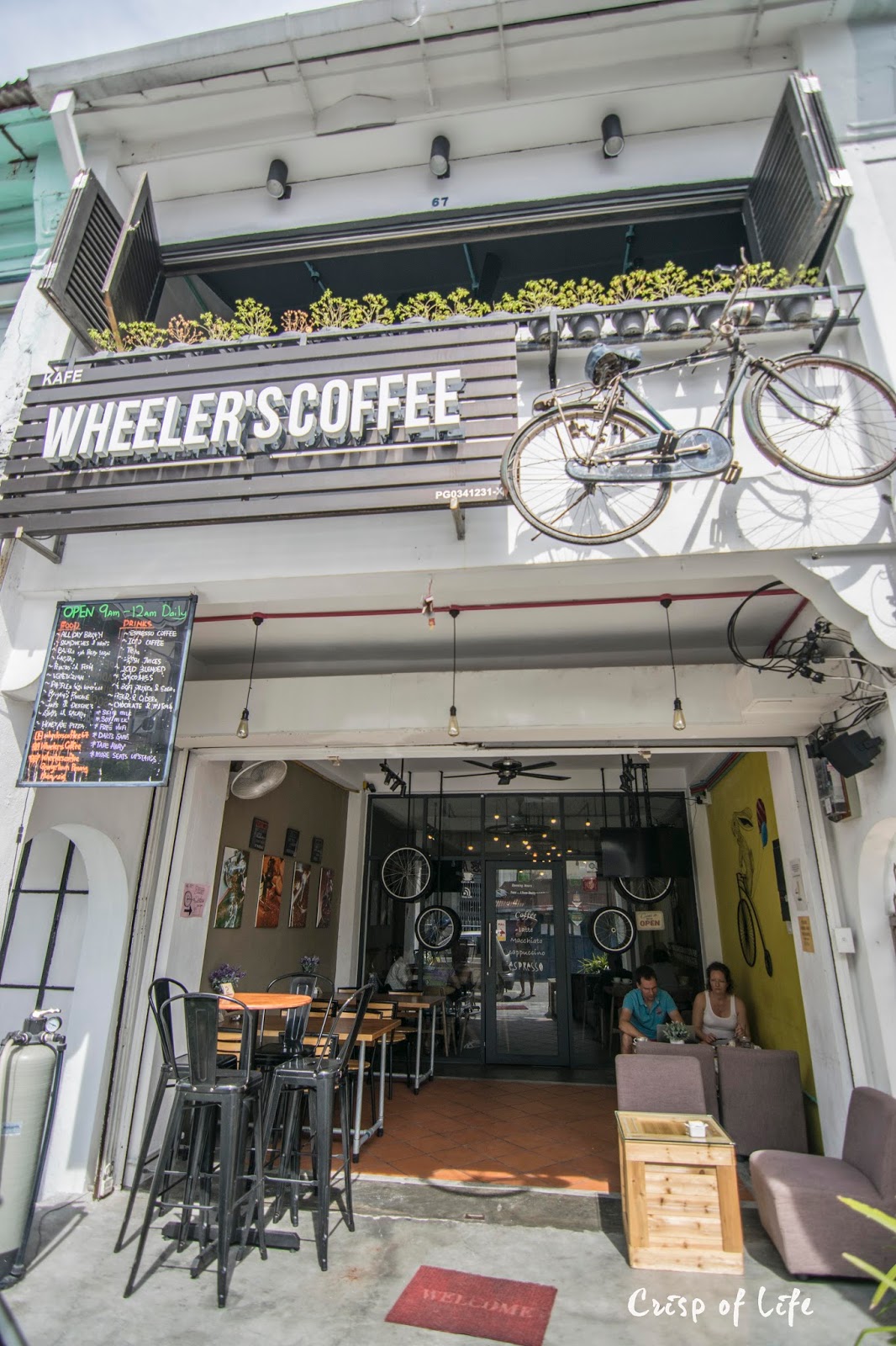 Wheeler's Coffee Love Lane, Penang Crisp of Life