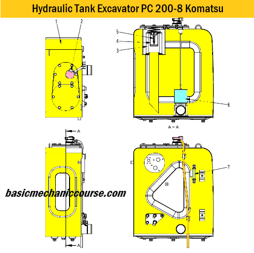 hydraulictankandfilterexcavator