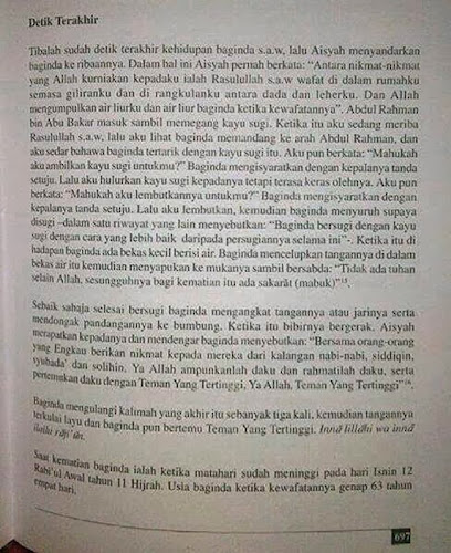 Penipuan Syiah Terhadap Detik Kewafatan Rasulullah SAW