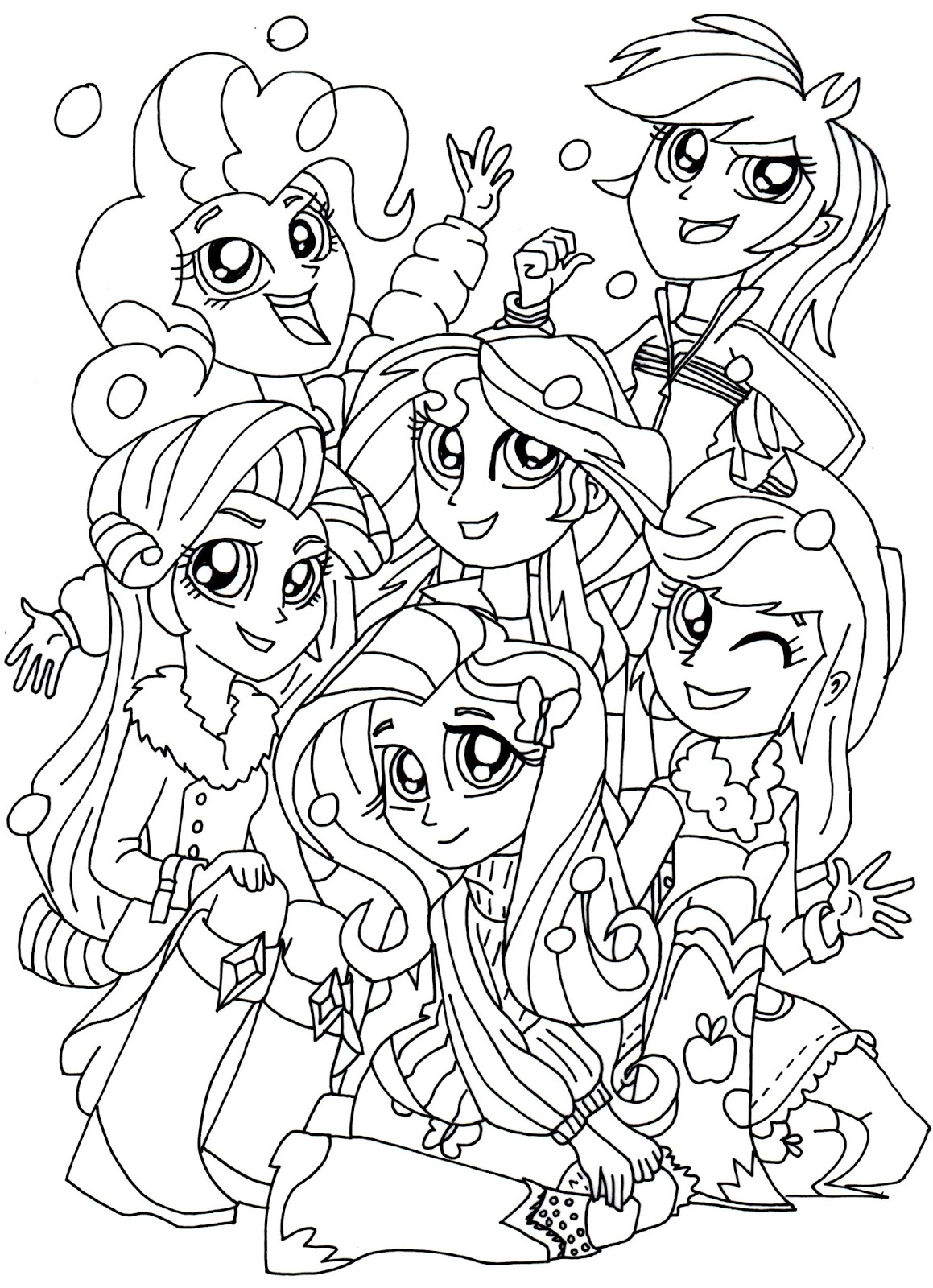 rainbow pony coloring pages - photo #33