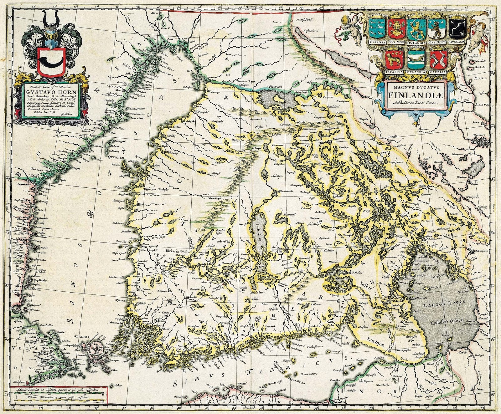 Map of Finland (1662)