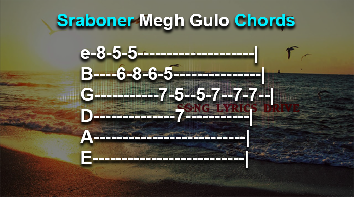 Sraboner Megh Gulo Song Guitar Chords - Different Touch