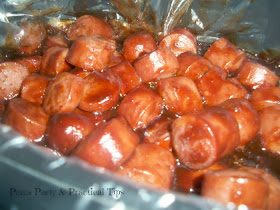 BBQ Sausage in Slow Cooker 