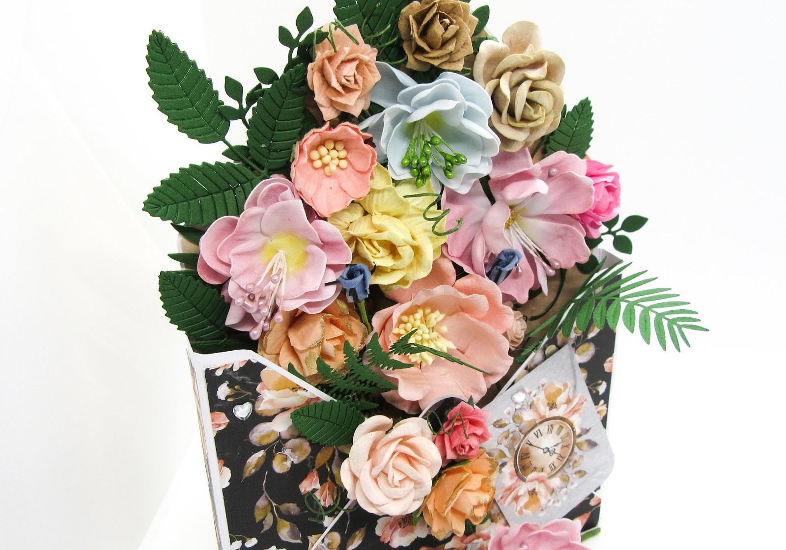 Positively papercraft Beautiful Flower Box Card