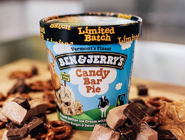 News: Ben & Jerry's - Candy Bar Pie Now Available in Pints | Brand Eating