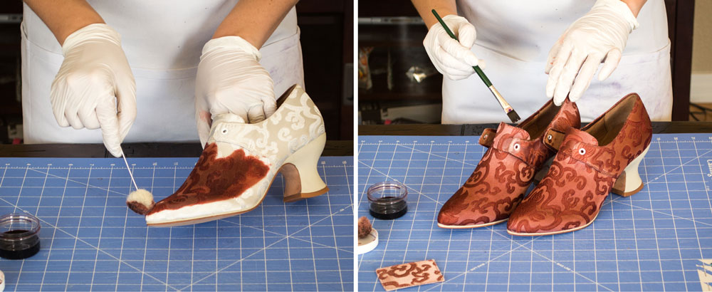 How To Make Your Own Pair of Couture Pompadour 18th Century Shoes