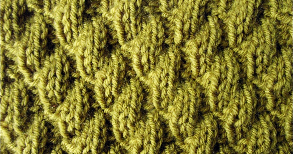 KnitPurl Combinations Pattern 6 Diagonal Stitch 2