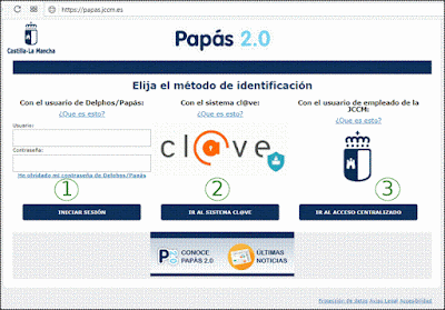 Acceso a Papás 2.0 como se accede a Papás 2.0