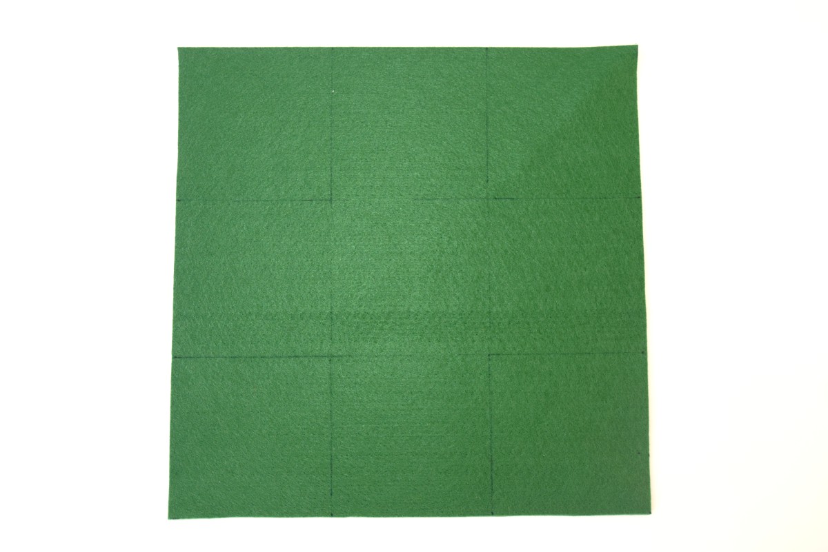 EasySew Quick DIY Felt Storage Box AppleGreen Cottage