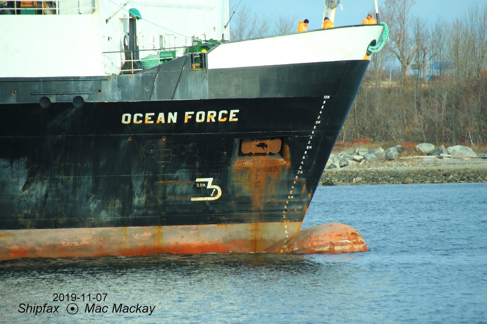 Shipfax Ocean Force closeup