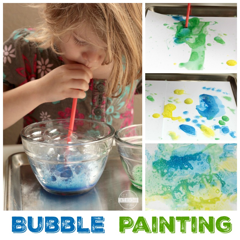 Foam Bubble Painting
