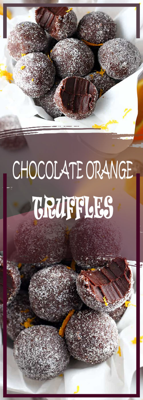 EASY CHOCOLATE ORANGE TRUFFLES RECIPE