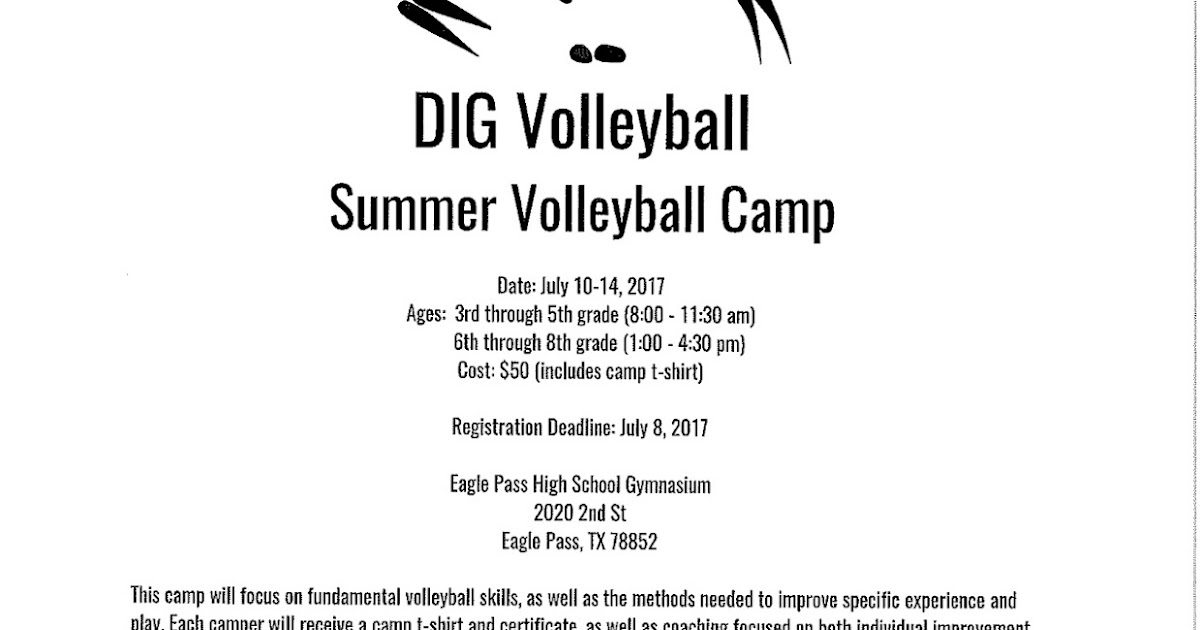 Eagle Pass ISD iVision DIG Volleyball Camp