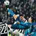  Ronaldo's Stunning Overhead Kick For Real Madrid Voted UEFA's Goal Of The Season 