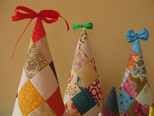 Oranje Quilters' Guild: Patchwork Christmas tree