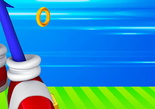 Sonic Party: Free Printable Backgrund for Photo Call.