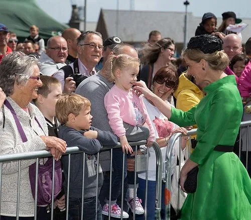 Sophie, Countess of Wessex attends the 70th anniversary of the Channel Islands liberation on May 9, 2015 in in Guernsey.