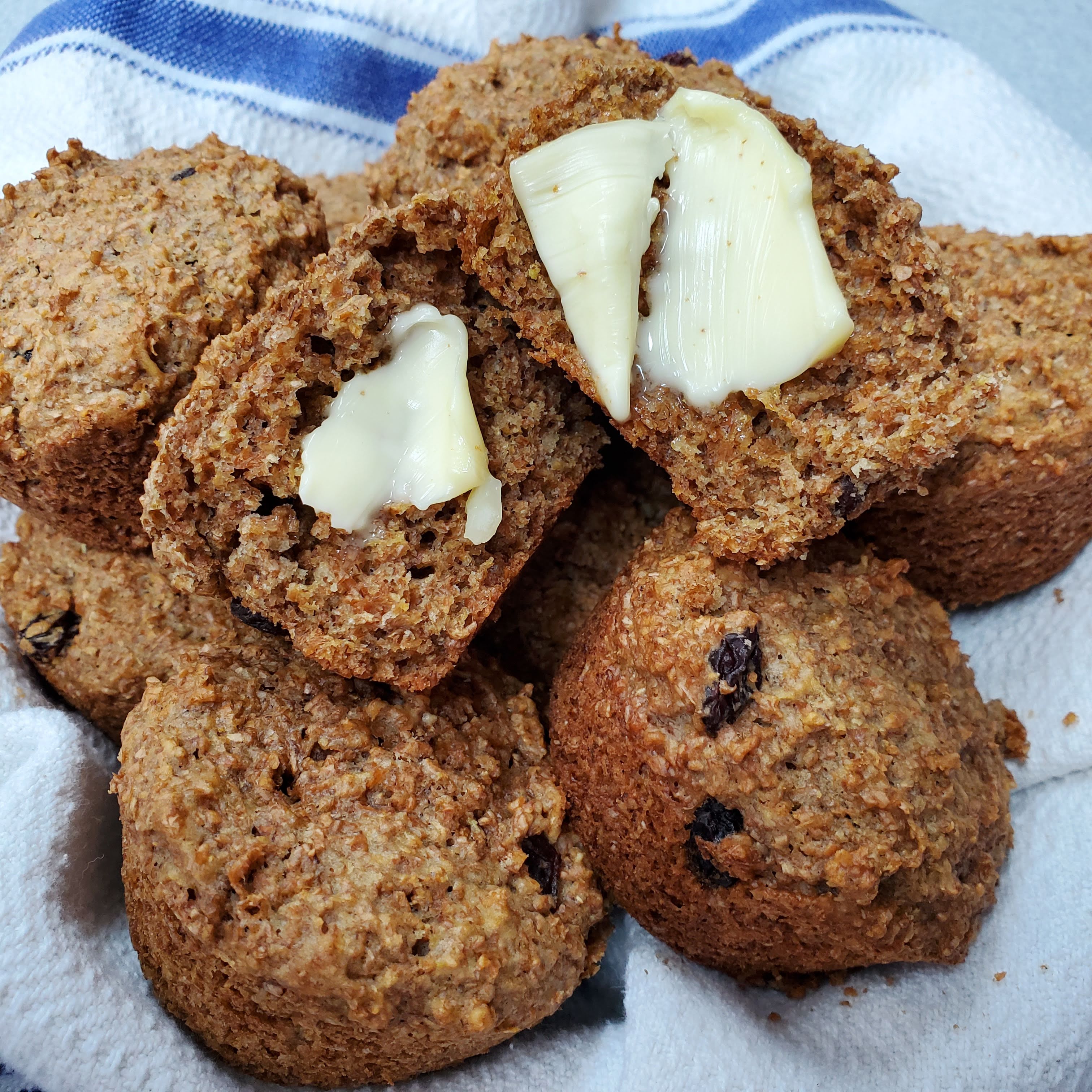 Moist Raisin & Bran Muffins