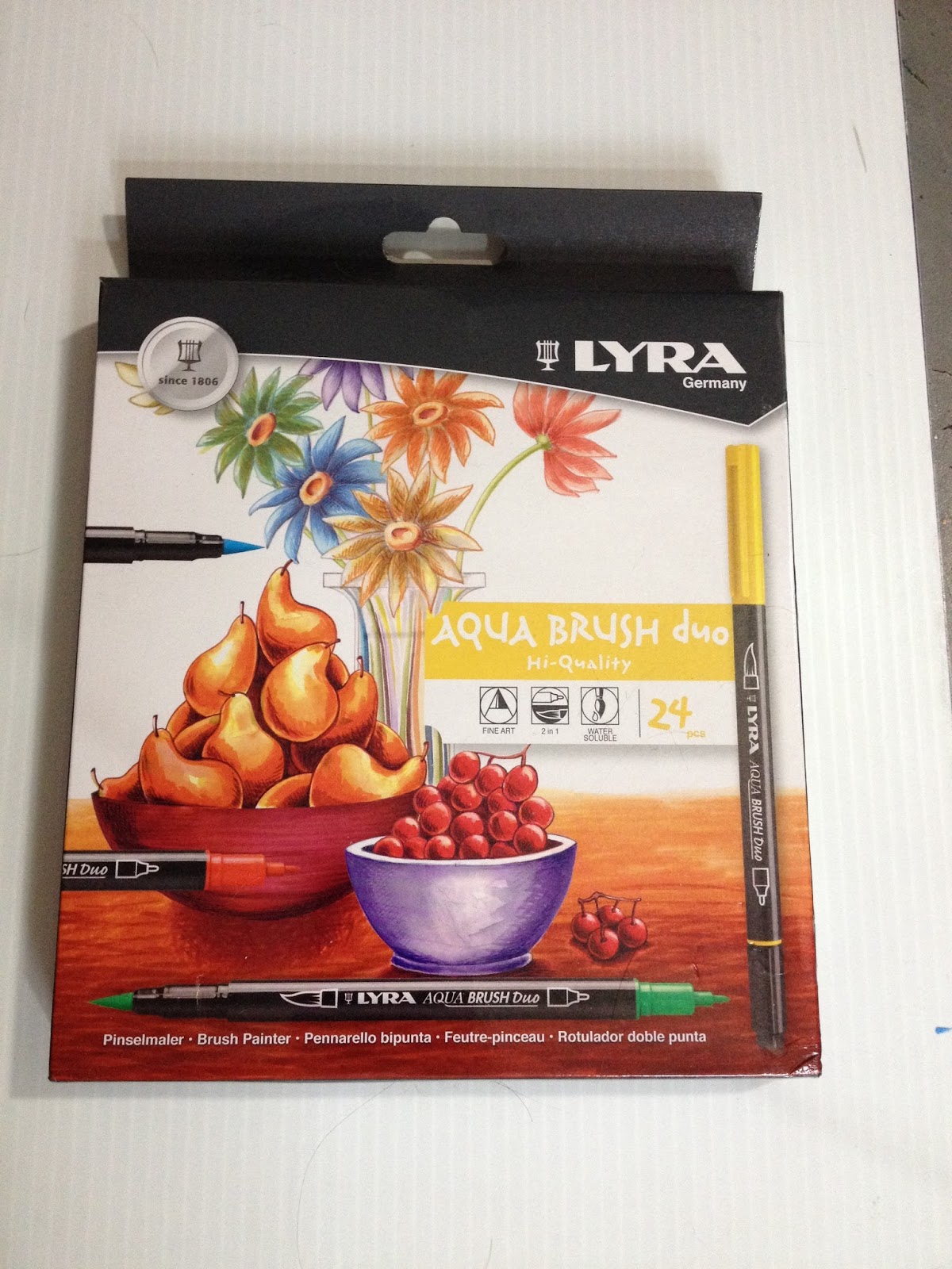 Lyra Aqua Brush Duo Markers - Assorted Colors, Set of 36