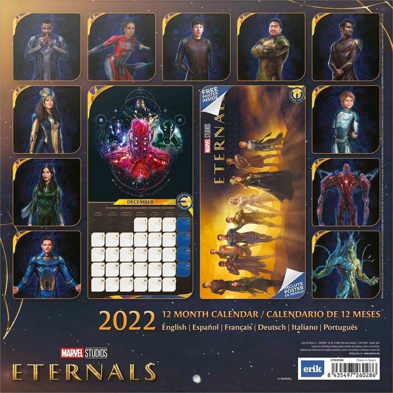 Descrição de Calendário dos Eternos propõe ligação do grupo com Thanos