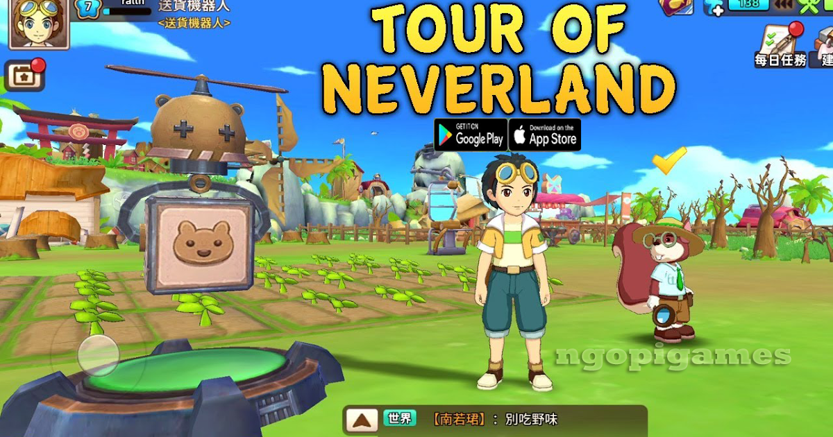 download game tour of neverland mod apk