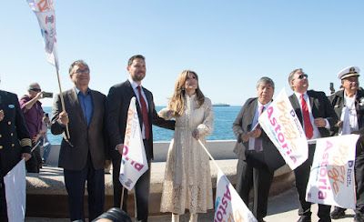 Inicia en Puerto Peñasco un viaje histórico en el Mar de Cortés, al zarpar el crucero Astoria  