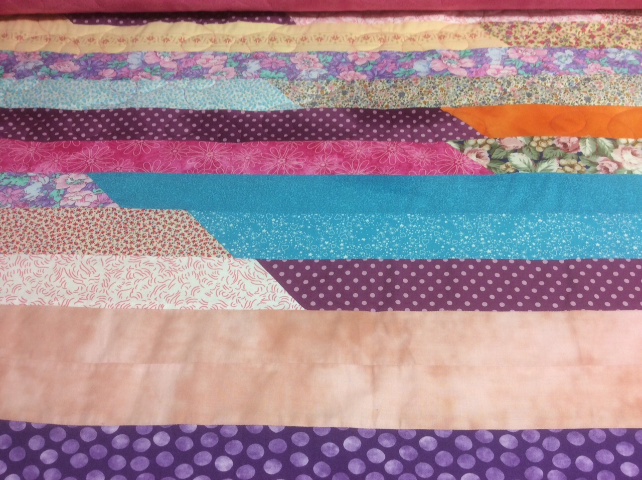 koolkat's quilting blog Linen fabric quilt feature of today's quilts