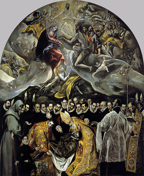El entierro del Conde Orgaz de El Greco