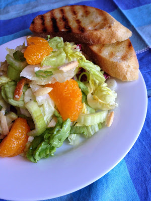 Mandarin Orange and Candied Almond Salad