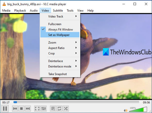 Windows10でビデオをデスクトップの背景として設定する