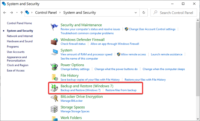 hacer una copia de seguridad de los archivos de Windows