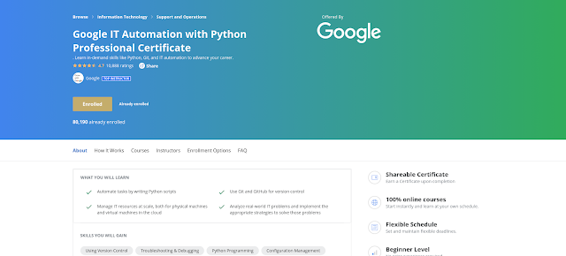 Reference - Chém gió về Google IT Automation with Python Professional ...