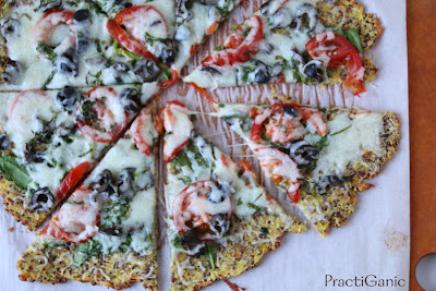 Crispy Spaghetti Squash and Quinoa Pizza Crust