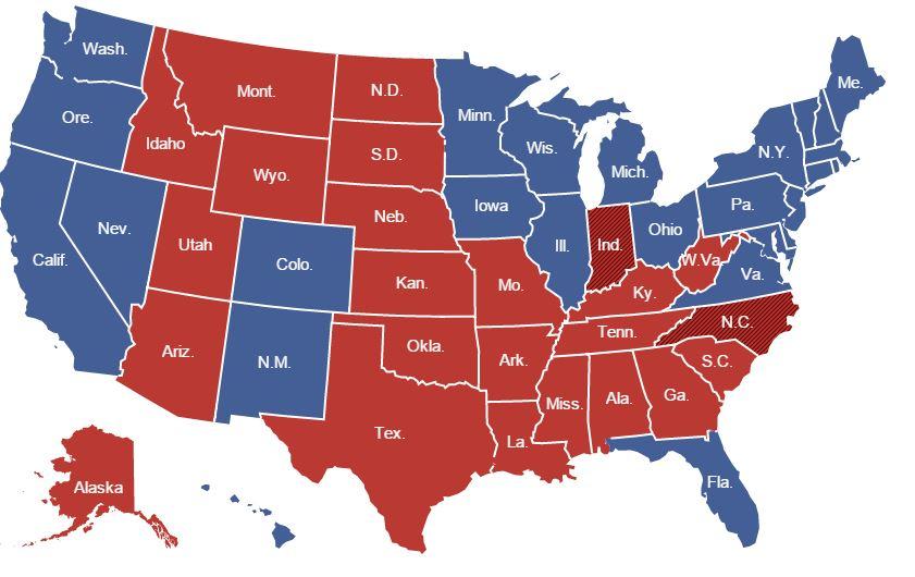News from Shechaim🤷‍♂️: Red States/Blue States, where do you live?