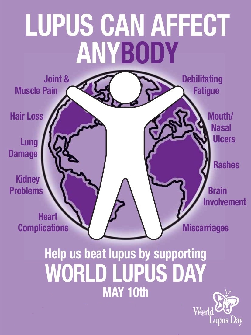 World lupus day,  May 10. #Lupus