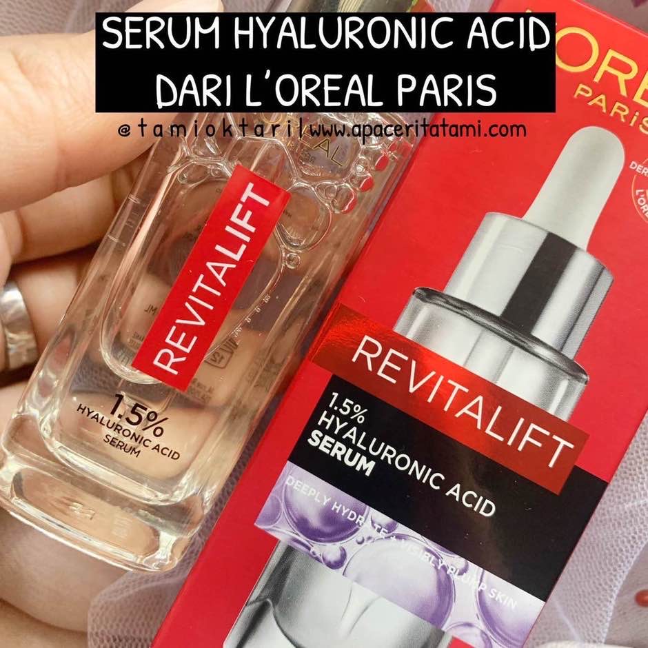REVIEW L’Oreal Paris Revitalift 1.5% Hyaluronic Acid Serum.